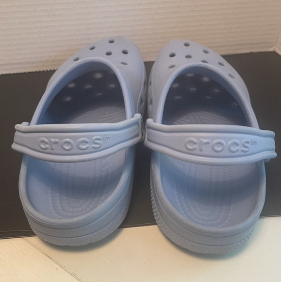CROCS Shoes - Blue Crocs Clogs Womens Size 8 Baby Blue Slip On